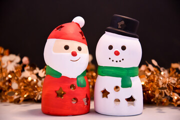 サンタ・雪だるま中央