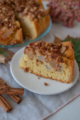 sweet home made vanilla pear pie