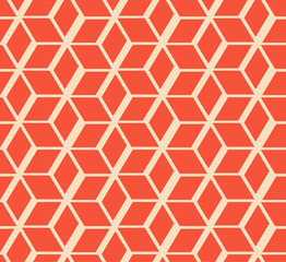 Japanese Diamond Star Vector Seamless Pattern