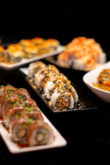 sushi maki rolls set