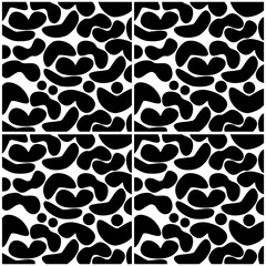 seamless pattern with black and white stripes