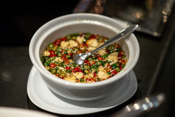 Nam Pla Prick - Thai Hot and salty dipping sauce for seasoning your thai food