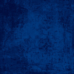 Grunge blue wall background or texture