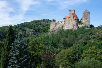 Fototapeta na wymiar Hardegg Castle in the Thayatal Valley - Lower Austria