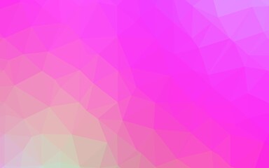 Fototapeta na wymiar Light Pink vector shining triangular background. Colorful illustration in abstract style with gradient. Completely new template for your business design.