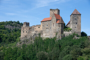 Fototapeta na wymiar Hardegg Castle in the Thayatal Valley - Lower Austria