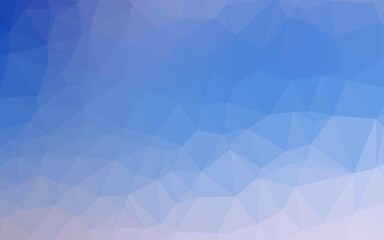 Fototapeta premium Light BLUE vector abstract polygonal layout. Colorful illustration in Origami style with gradient. Completely new template for your business design.