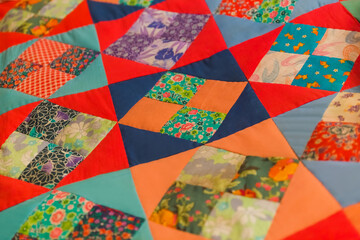 Patchwork quilt design - abstract pattern background