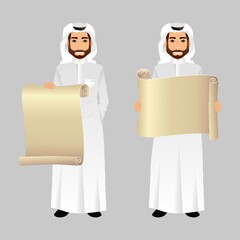 set of middle eastern man icons