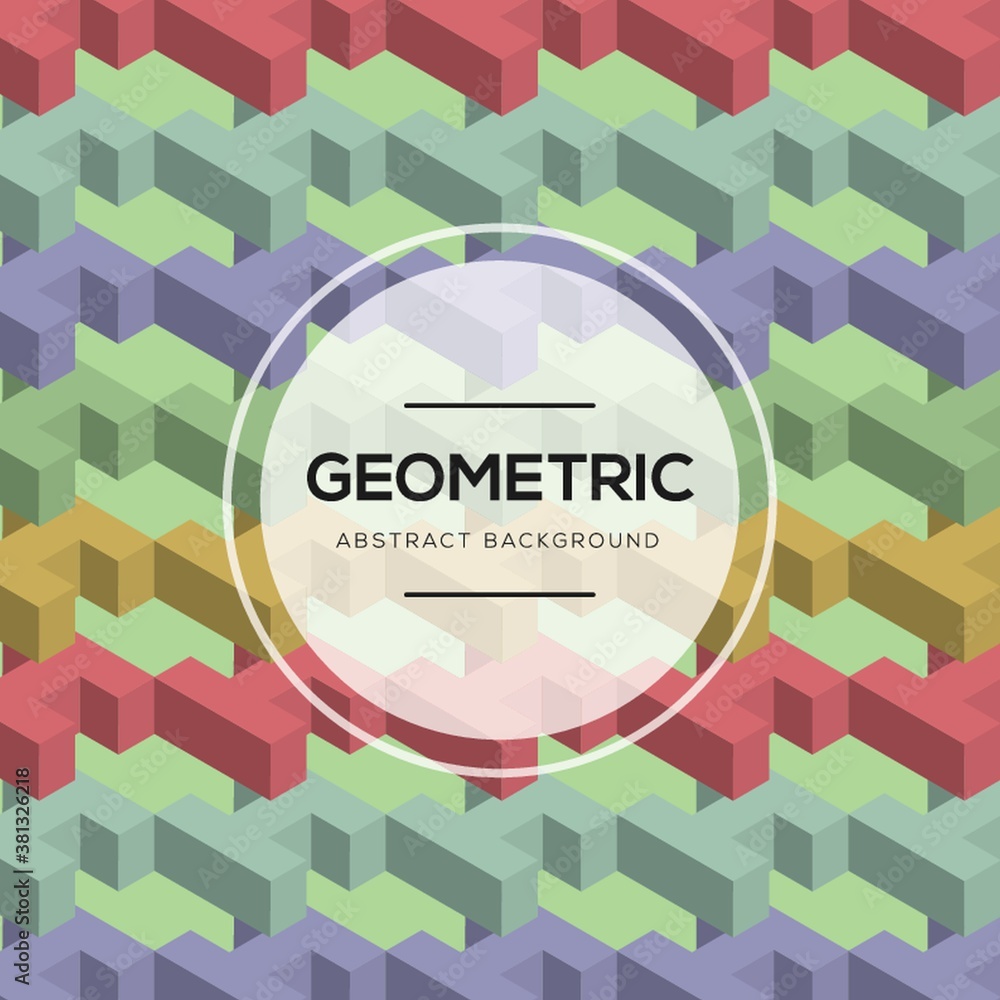 Canvas Prints geometric background design