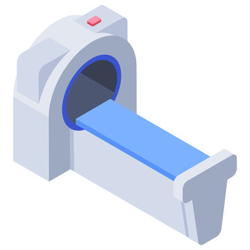 
Ct scan icon, hospital services isometric vector 
