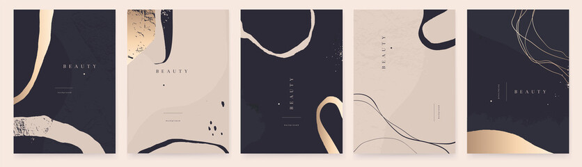 Elegant abstract trendy universal background templates. Minimalist aesthetic.