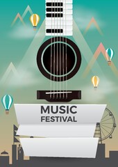Music festival poster design