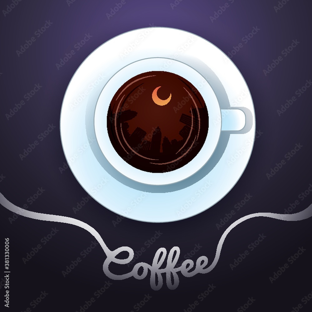 Sticker coffee design