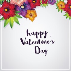 Happy valentines day greeting