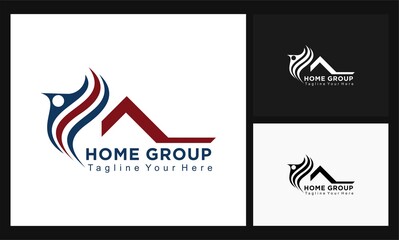 home agency concept design logo