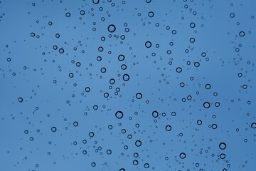 The Rain dot water For background image of blurry of focus scenery.