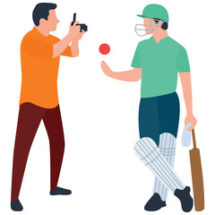 
Photography flat illustration vector, photoshoot concept 
