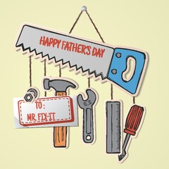 happy father's day design