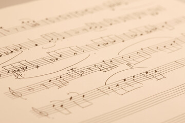 Obraz premium 楽譜