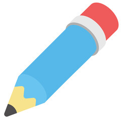
Lead pencil isometric icon design 
