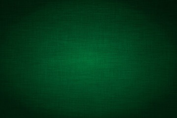 Dark green background with small touches, Christmas texture with vignette on the sides and light in the center - 381334822