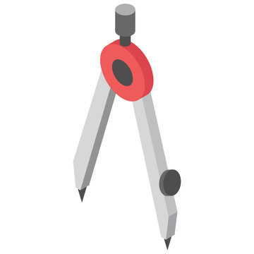 
Geometric parkar isometric icon design 
