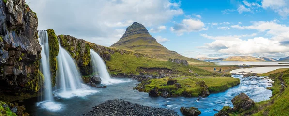 Foto op Plexiglas Kirkjufell Mount Kirkjufell, IJsland