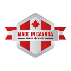 Made in Canada label design