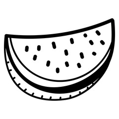 Ripe Watermelon Slice 