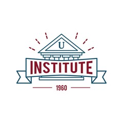 Fototapeta premium Institute badge design