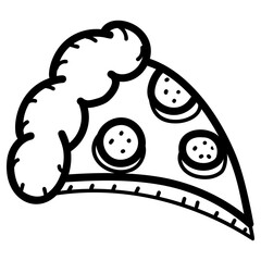 Pizza Slice Vector 