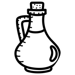 Oil Bottle Vector 
