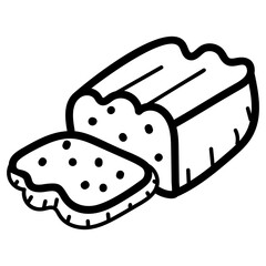 Breakfast Bread Drawing 