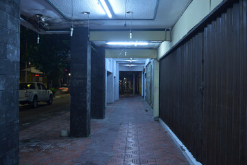 corridor of the old building