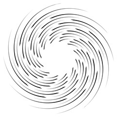 Spiral, twist radial swirl, twirl circular vector illustration. Revolve, whirlpool effect