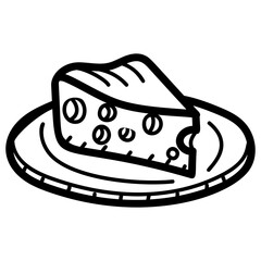 Mozzarella Cheese Vector 