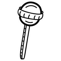 Lollipop Vector Drawing 