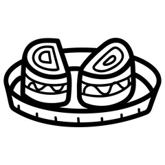 Japanese Sushi Drawing 