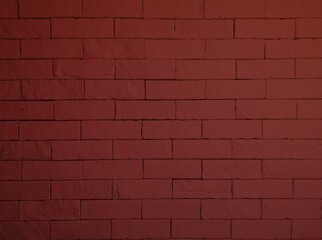 Red cement and concrete wall texture for pattern abstract background.