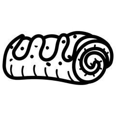 Pita Sandwich Drawing 