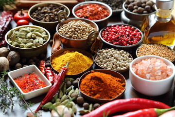 Spices and herbs.