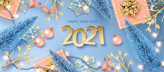 2021 New Year banner