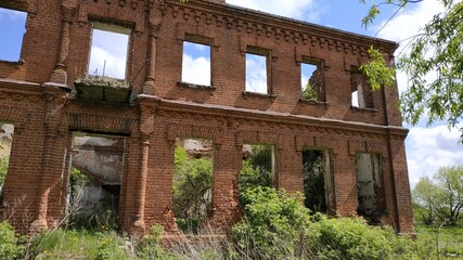 the ruins of the old school