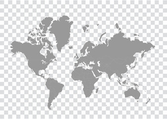 World Map - Stock Vector Illustration