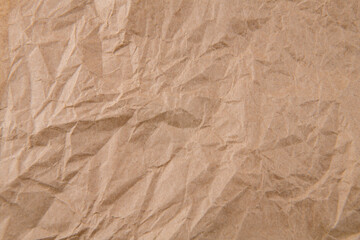 Brown wrinkle recycle paper background texture