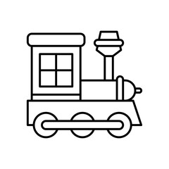 Christmas, trains related, to Christmas vectors, in lineal style,
