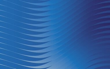 illustration of  blue waves on a blue background 