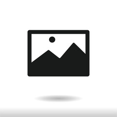 Image icon vector . Picture sign