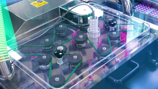 Active medicinal substances are pressed into tablets and Packed in boxes for subsequent sale in pharmacies.